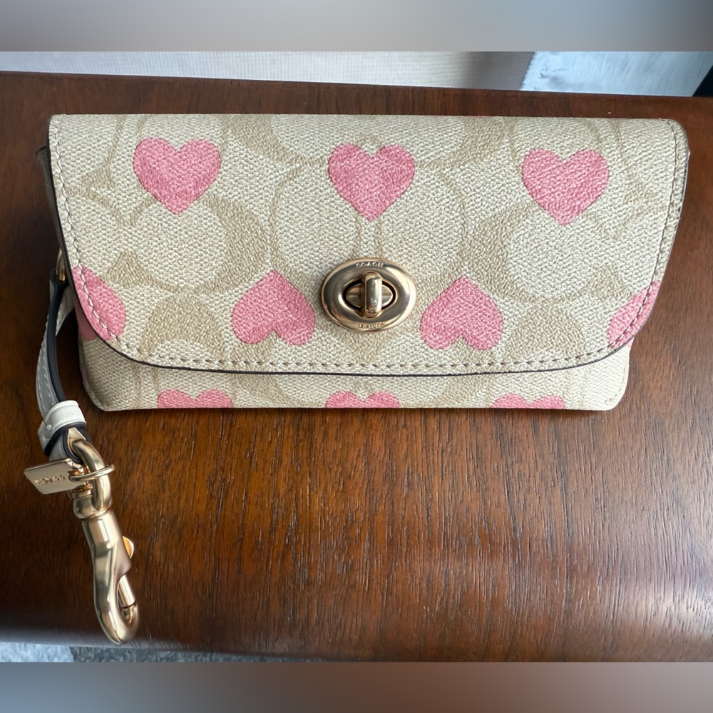 Coach Heart sunglasses case